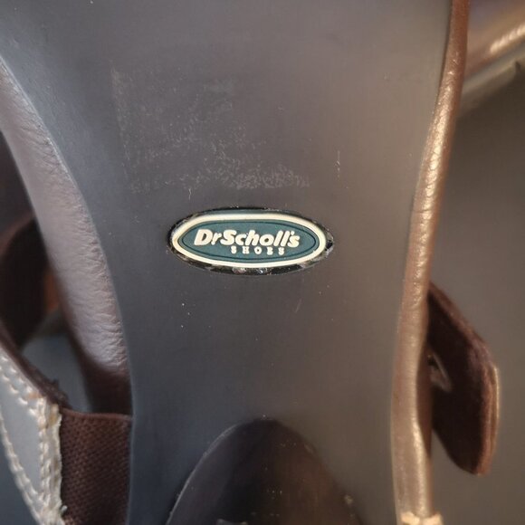 Dr Scholl's Go Play Ladies Dark Brown Leather Upper Cushion Insole Dress Shoes - Picture 6 of 9